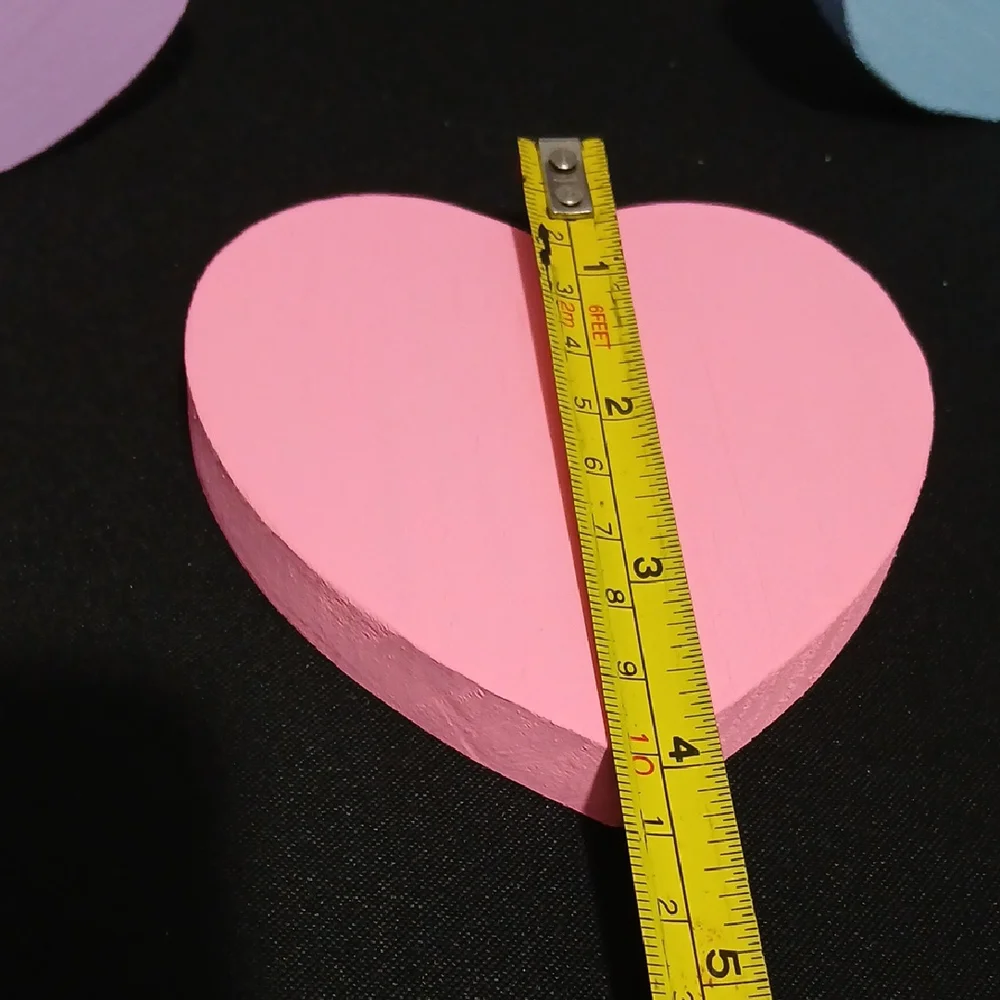 Pastel Heart Decorations (3) Pastel Hearts for $18